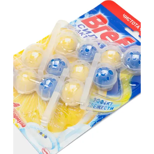 Hojatxona uchun blok Bref Sila aktiv Limonnaya svezhest, 3х50 g