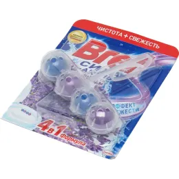 Hojatxona uchun blok Bref Sila aktiv Svezhest lavandy, 50 g