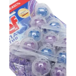 Hojatxona uchun blok Bref Sila aktiv Svezhest lavandy, 3х50 g