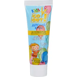 Bolalar kremi 1,5 yildan boshlab Go Out chivinlar qarshi 42 ml
