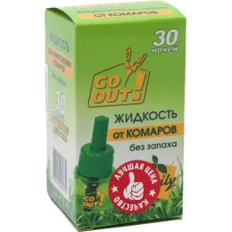 Жидкость от комаров Go Out 30 ночей, 30 мл