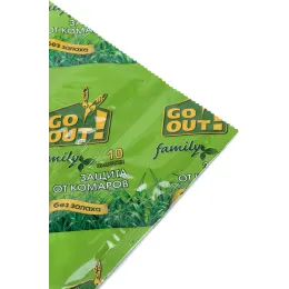 Пластины от комаров Go Out 10 шт.