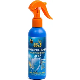 Универсальный инсектицидный спрей от насекомых Go Out, 200 мл