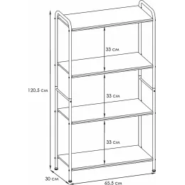 Стеллаж ЗМИ Валенсия 24W белый