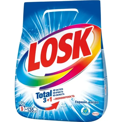 Kir yuvish kukuni Losk avtomat Gornoe Ozero, 1,35 kg