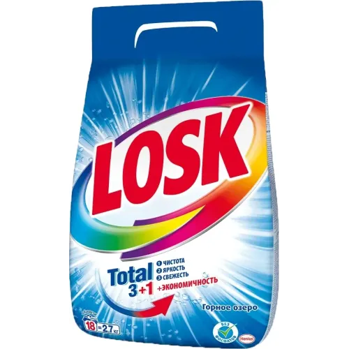 Kir yuvish kukuni Losk avtomat Gornoe Ozero, 2,7 kg