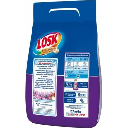 Kir yuvish kukuni Losk Jasmin i maslo Jojoba, 2,7 kg