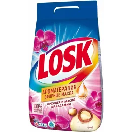 Kir yuvish kukuni Losk Orxideya i Maslo Makadamii, 5,4 kg