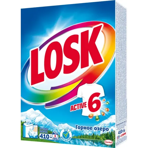 Qo'l yuvish uchun kir yuvish vositasi Losk Gornoe Ozero, 410 gr