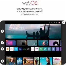 Телевизор "Ssmart" F22 65'' /Ultra HD/ Smart TV / WEB OS (LG)