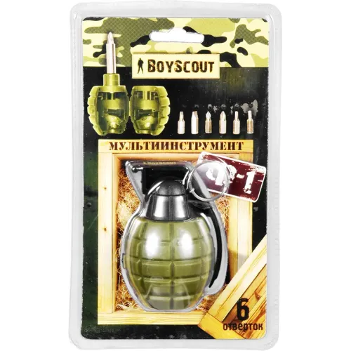 Bitli tornavidalar to'plami BoyScout "F-1" 61117 6 dona