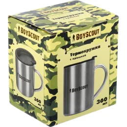 Термокружка с крышкой BoyScout 61137 360 мл