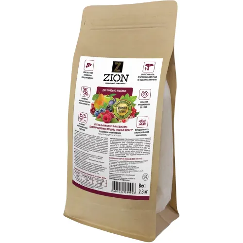 ZION Mevali daraxtlar va butalar uchun o'g'it, 2,3 kg