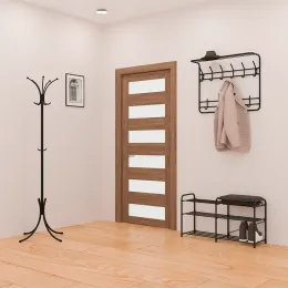 Вешалка для одежды ЗМИ 2-х ярусная 80 черный