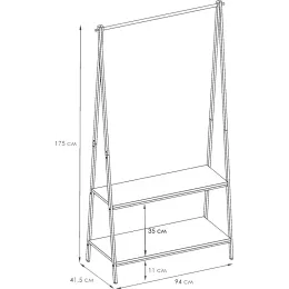 Kiyim uchun ilgich ЗМИ Алабама 32 grafit