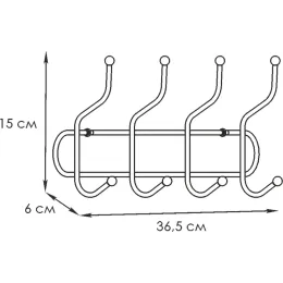 Kiyim uchun ilgich ЗМИ Дружба 4 kulrang