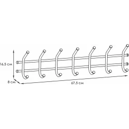 Kiyim uchun ilgich ЗМИ Норма 7 mis rang