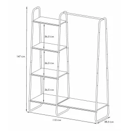 Kiyim uchun ilgich ЗМИ Скандинавия 1 grafit